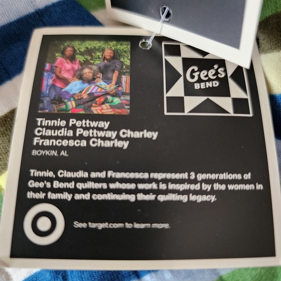 Gee's Bend Quilters Quilted Graphic Hoodie NWT - Picture 9 of 12